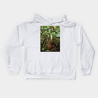 Green Forest Walk Kids Hoodie